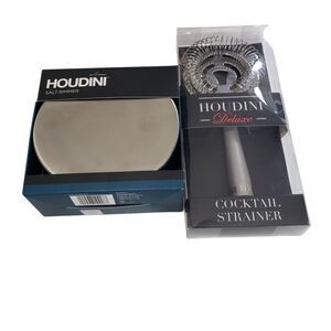 NEW Bar Accessories:  New Houdini Cocktail Strainer and New Houdini Salt Rimmer